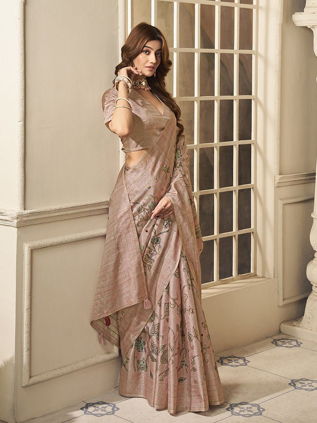 Ethnic silk saree hotsell