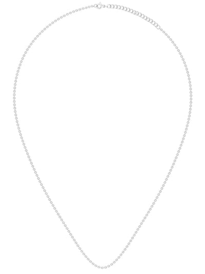 925 Sterling Silver Rhodium Plated Circular Pendant with Chain - Inddus.in