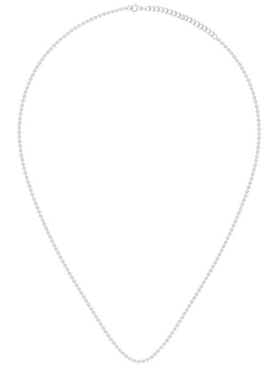 925 Sterling Silver Rhodium-Plated Teardrop Shaped CZ-Studded Pendant With Chain - Inddus.in