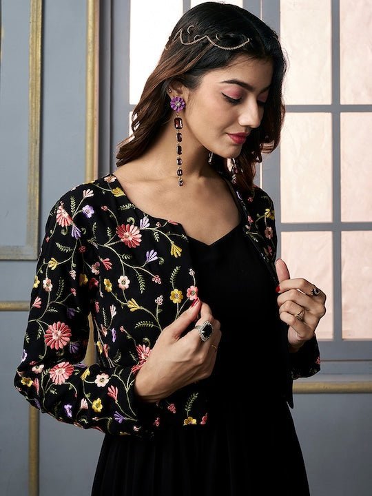 Ethnic Dress With Jacket Buy Ethnic Dress Jackets online in