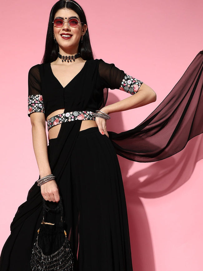 Palazzo saree dress hotsell