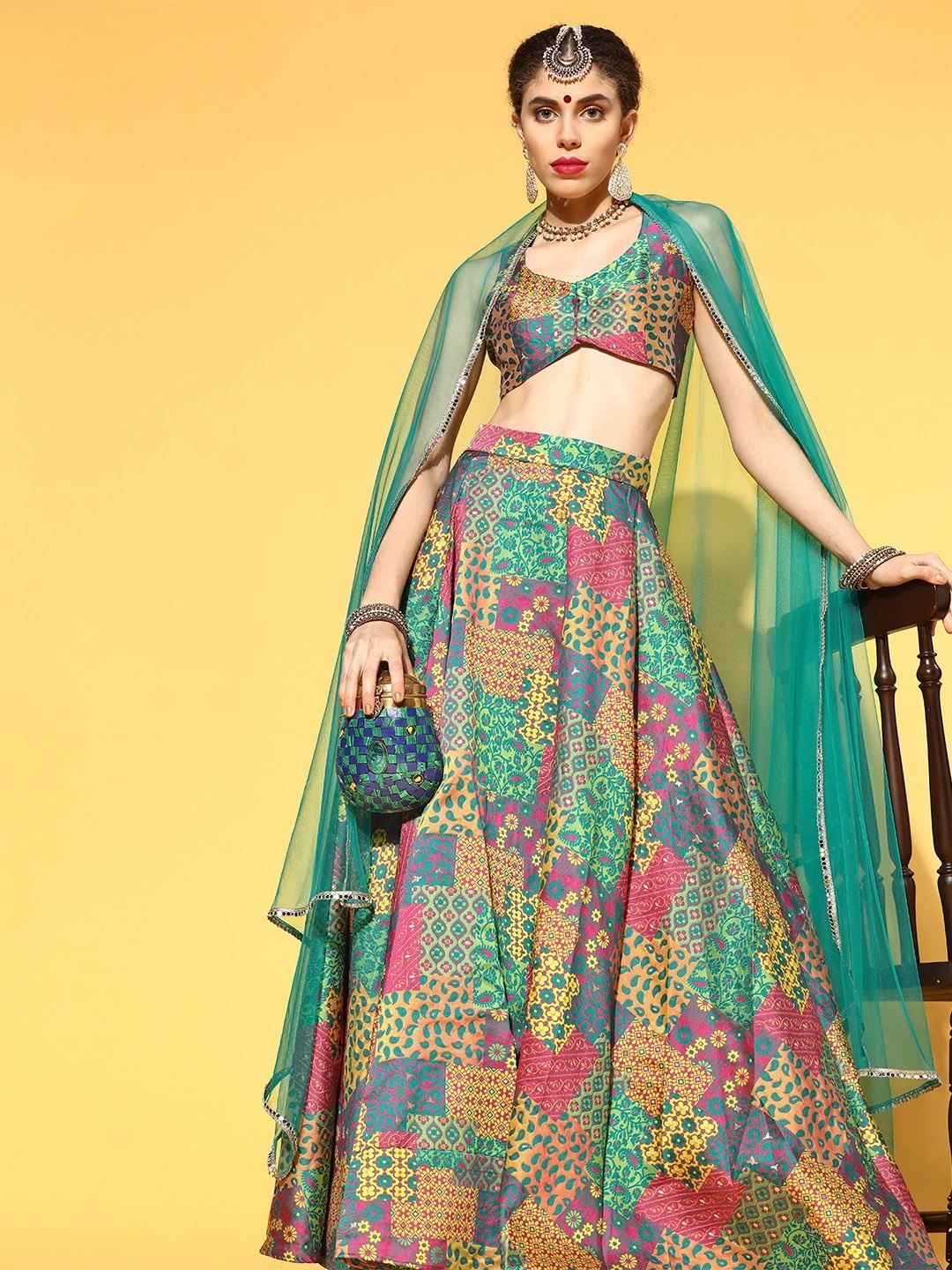 Bollywood Designer Multi Color Lehenga Choli