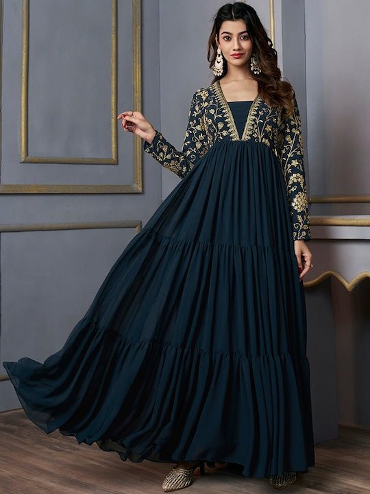 long dress neck design Kurti Neck Designs: Trendy & Classic Styles