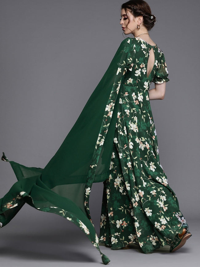 Floral Design Chiffon Dress – Trend Apparel Retail Inc