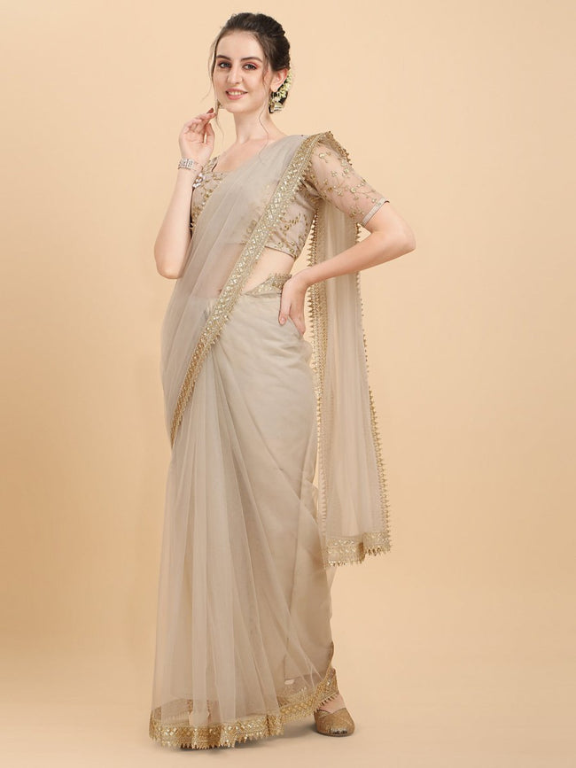 Top more than 136 white golden silk saree super hot