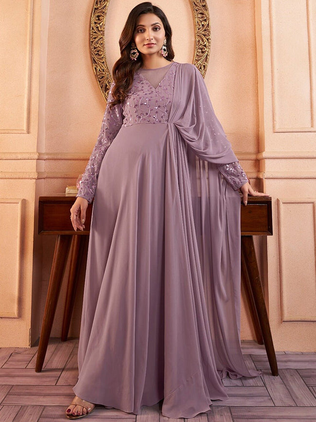 lavender dress for women Create a Tropical Inspired Beach Wedding theme main image 0