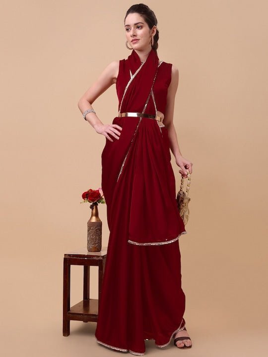 Red and Gold Long Hollywood Gatsby Dress | Womens Deluxe 1920s Costume