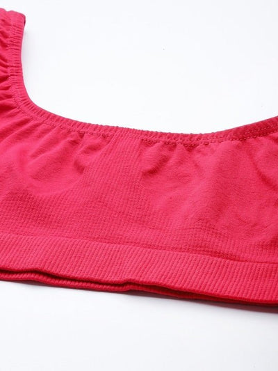 Non Wired Non Padded Seamless Bra Top - Inddus.in