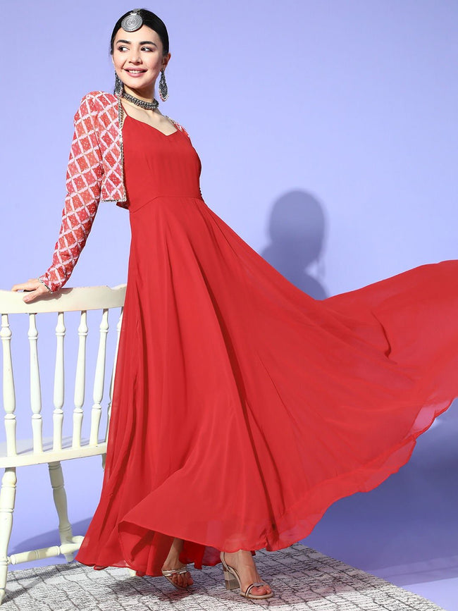 Buy Red Dresses & Gowns for Women by FUSIONIC Online | Ajio.com