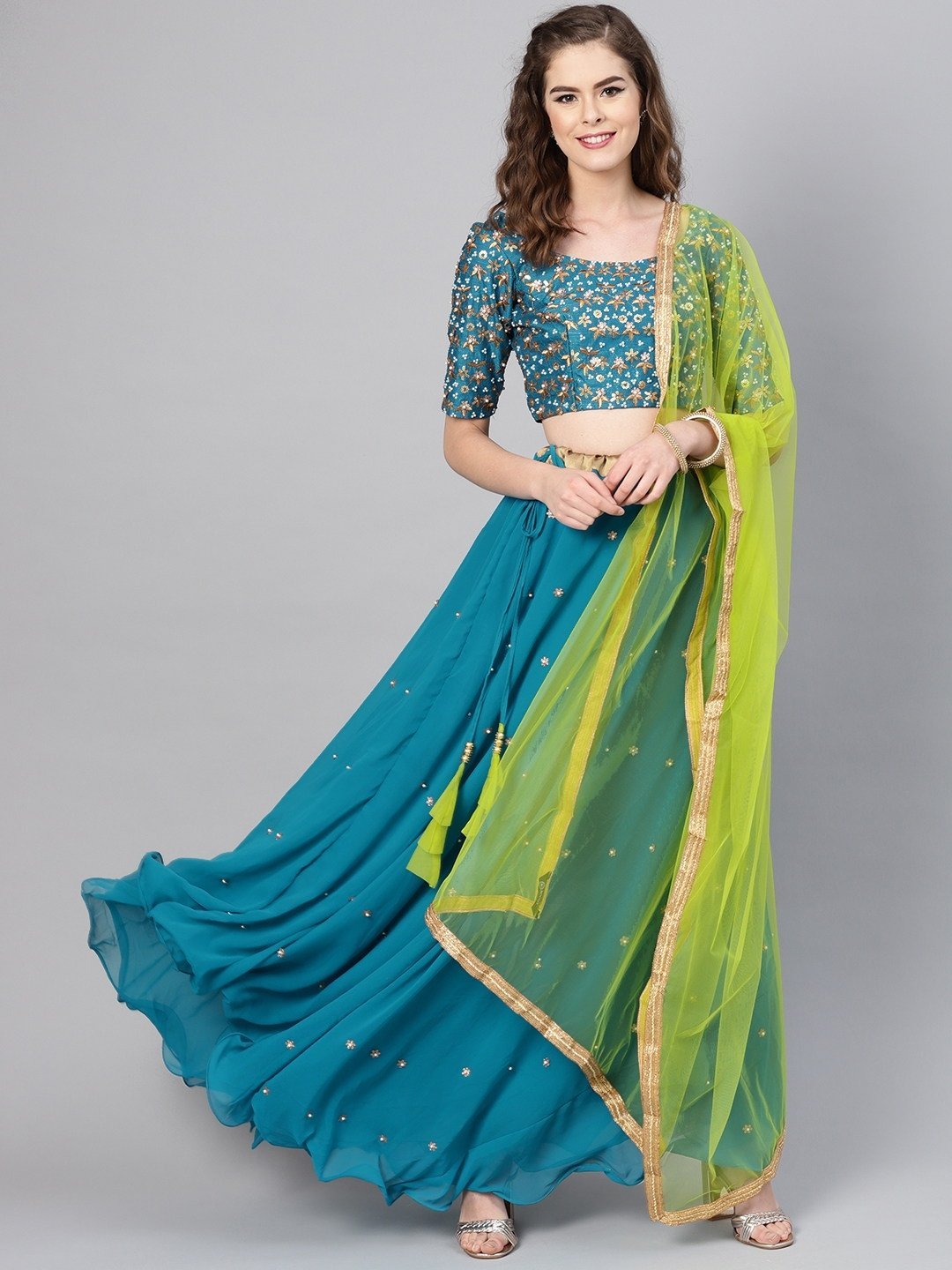 Evergreen Lehenga With Heavy Work Dupatta – TrendOye
