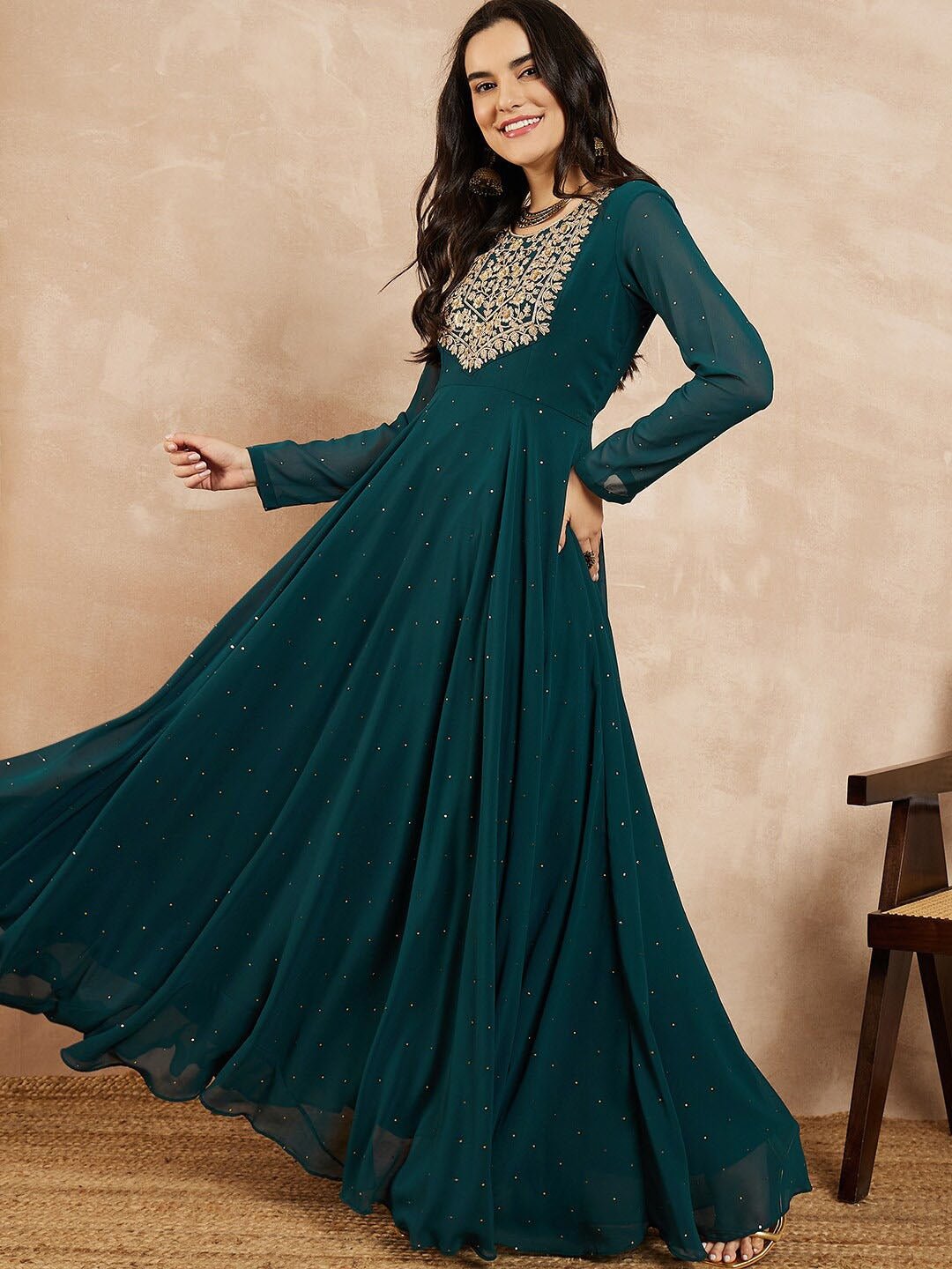 etoll. ドレス　Back embroidery flared dress Amazon.co.jp: etoll Back Embroidery Flared Dress, Dress