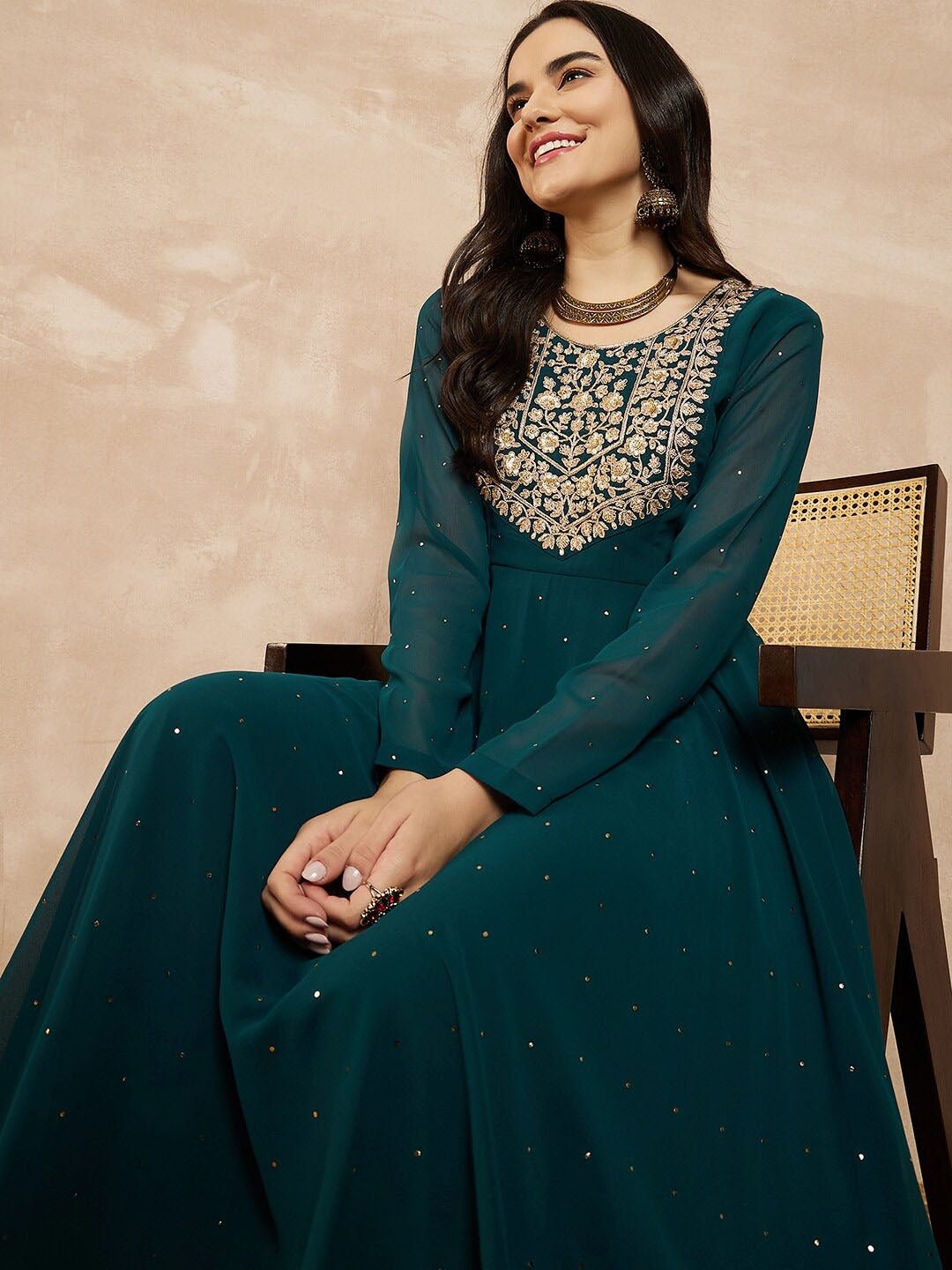 etoll. ドレス　Back embroidery flared dress Amazon.co.jp: etoll Back Embroidery Flared Dress, Dress