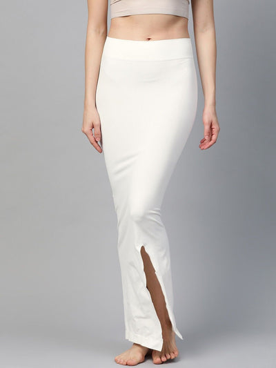 White Saree Shapewear - Inddus