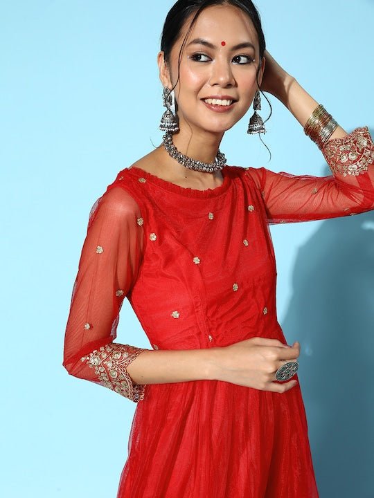 sachin and babi light blue dress Elegant party wear dress for women