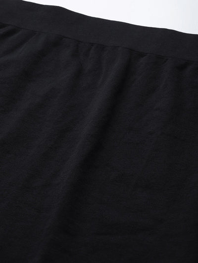Women Black Slimming Skirt Shapewear - Inddus.in