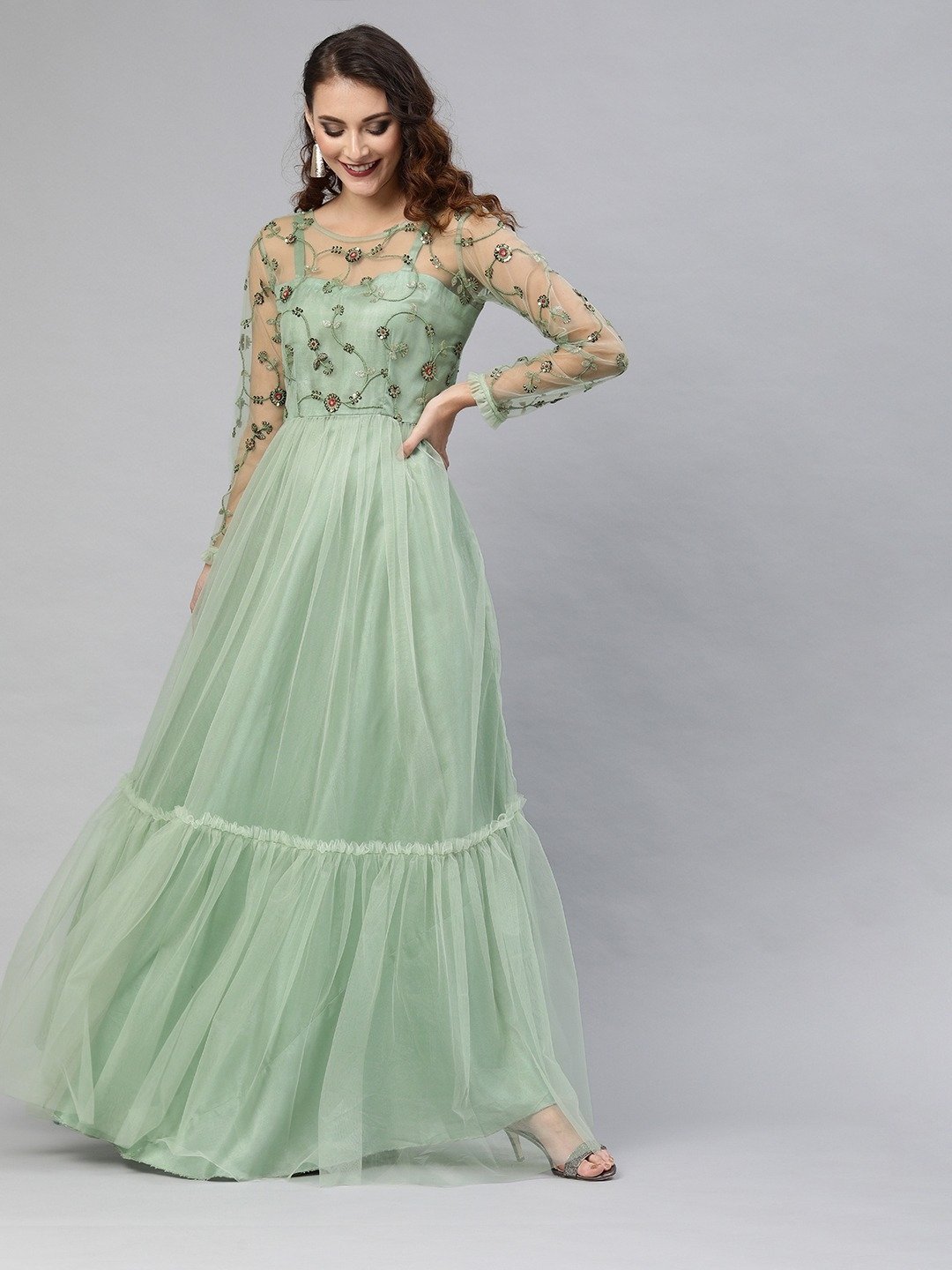 Buy Blue Dresses & Gowns for Women by Juniper Online | Ajio.com