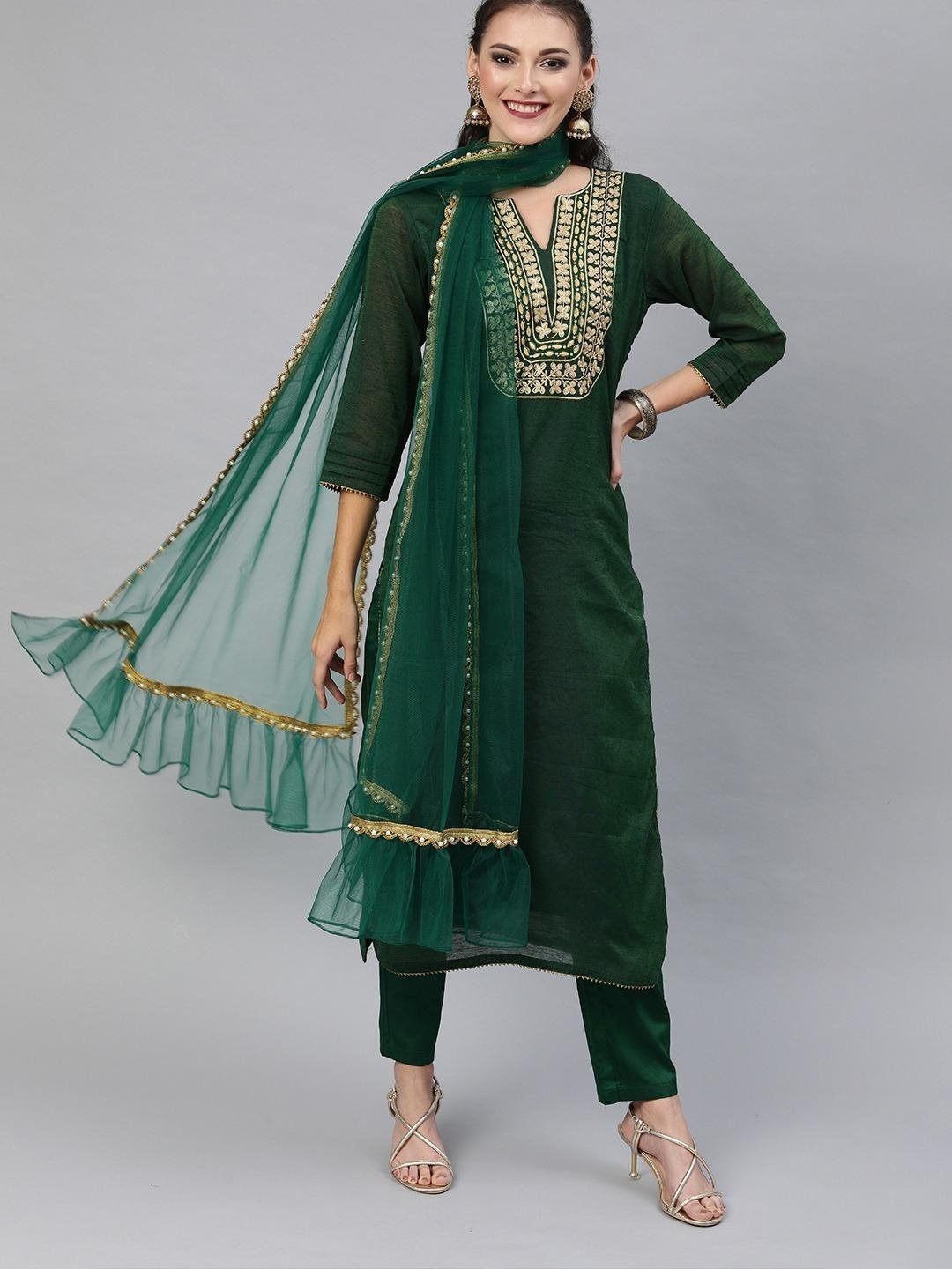 green salwar suit womens | new designs of dresses