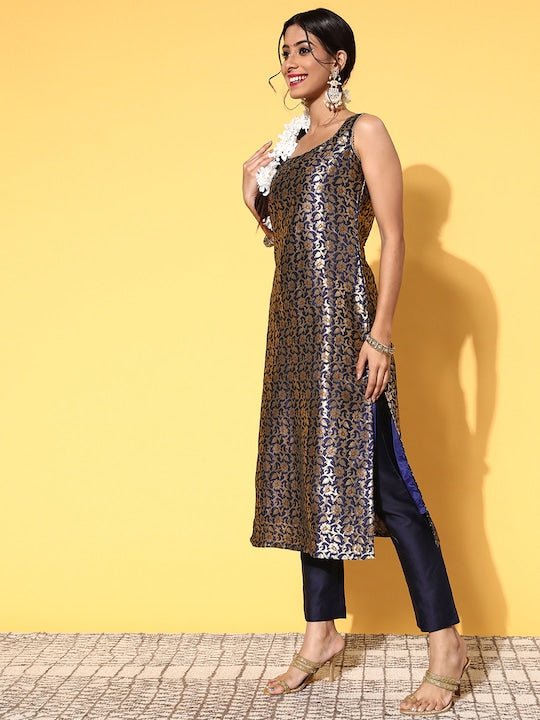 Latest 50 Golden Suits Designs for Women (2022) For Weddings and Parties -  Tips and Beauty